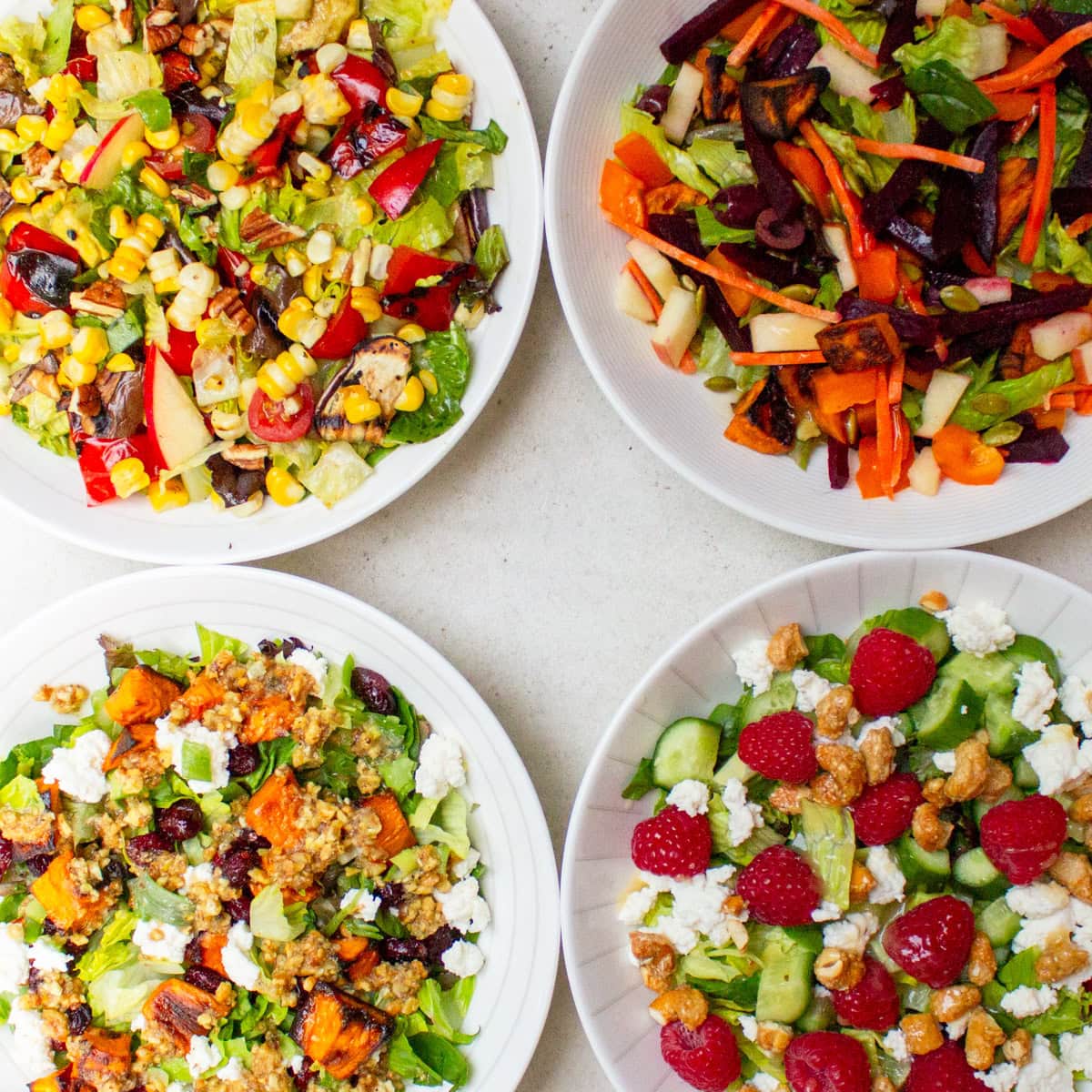 Chopped Salad Recipe (4 Holiday-Inspired Themes)